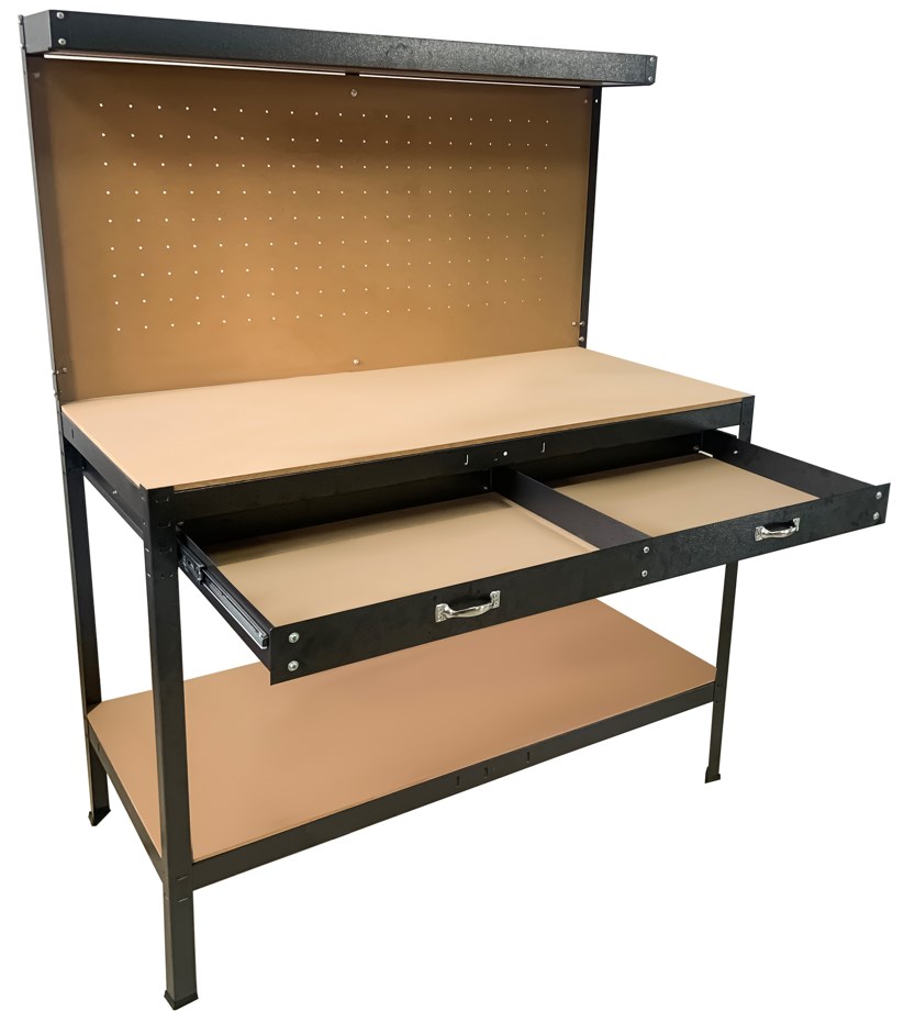 stół warsztatowy black z szufladą